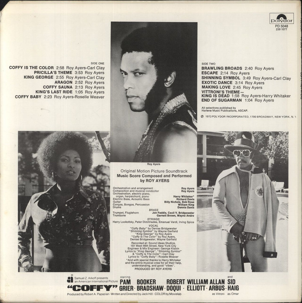 Roy Ayers Coffy US vinyl LP album (LP record)