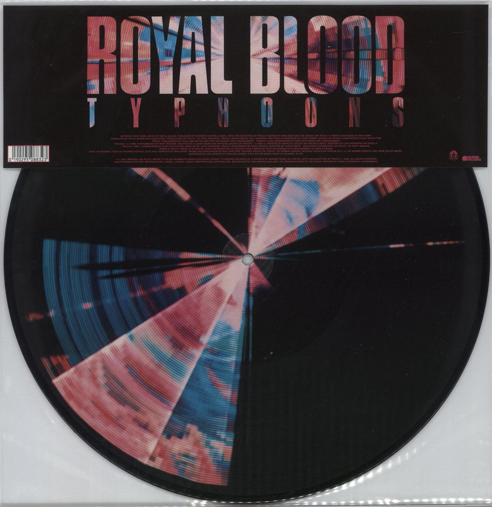 Royal Blood Typhoons - Sealed UK picture disc LP (vinyl picture disc album) 0190295088323