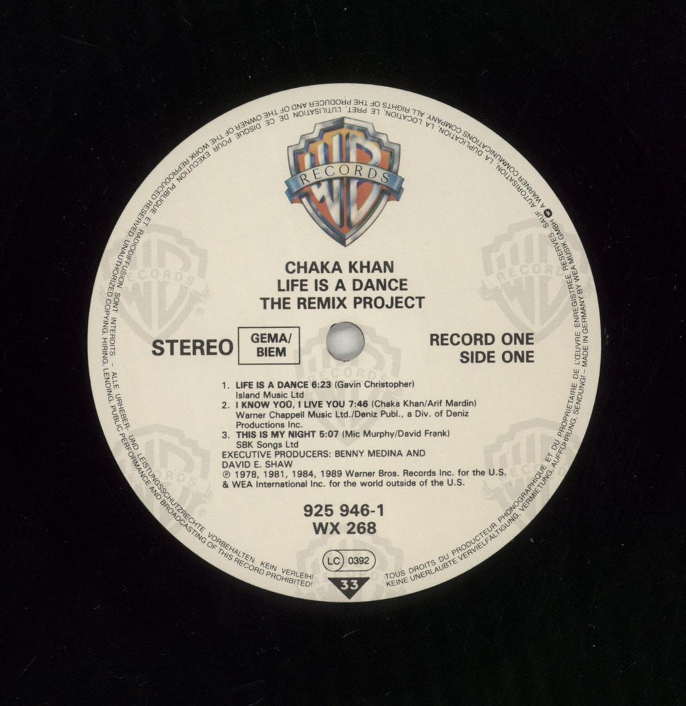 Rufus & Chaka Khan Life Is A Dance - The Remix Project - Price Sticker UK 2-LP vinyl record set (Double LP Album) KHA2LLI868287