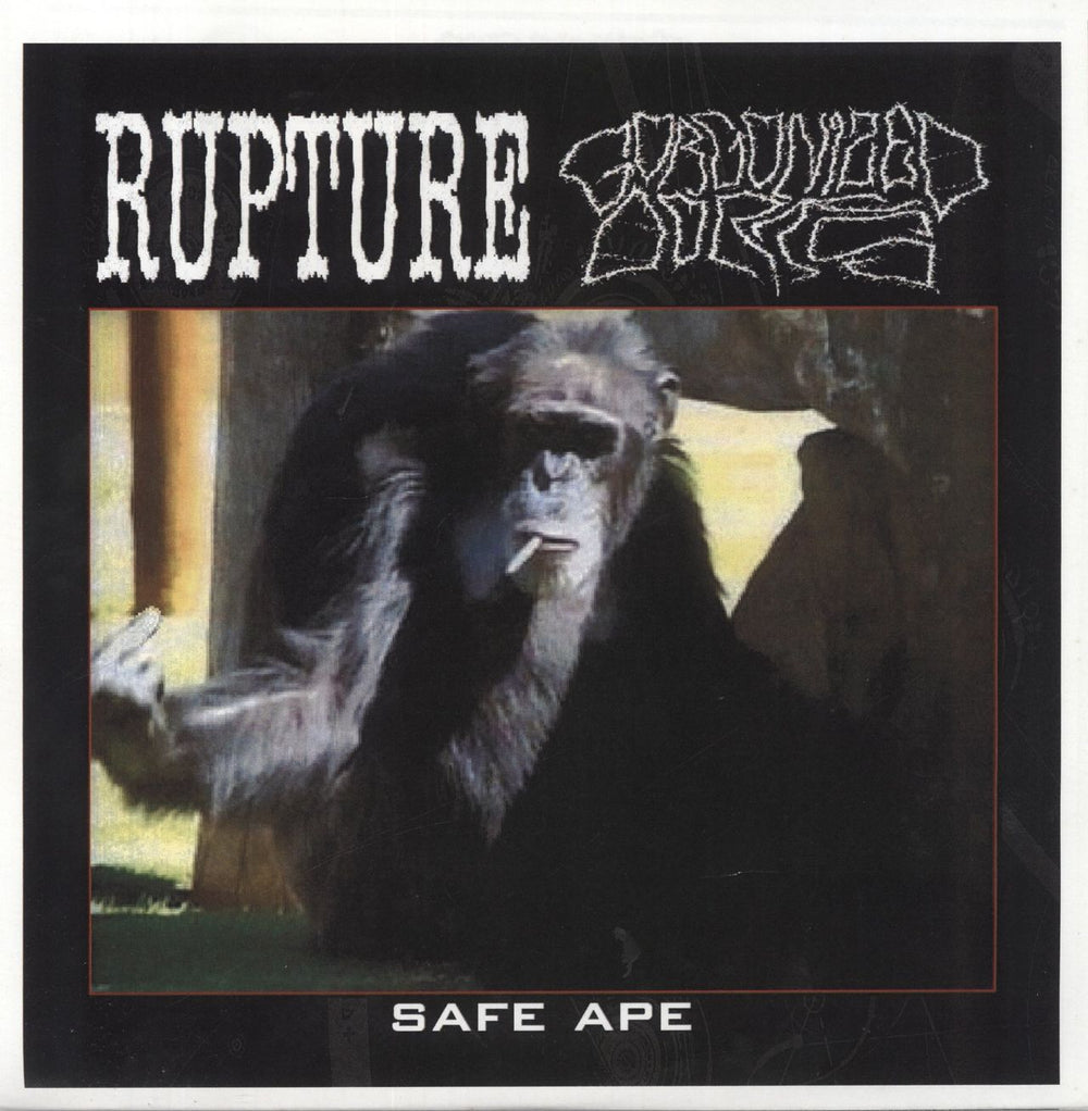 Rupture Safe Ape - Marbled Mystery Meat Vinyl US 10" vinyl single (10 inch record) #032