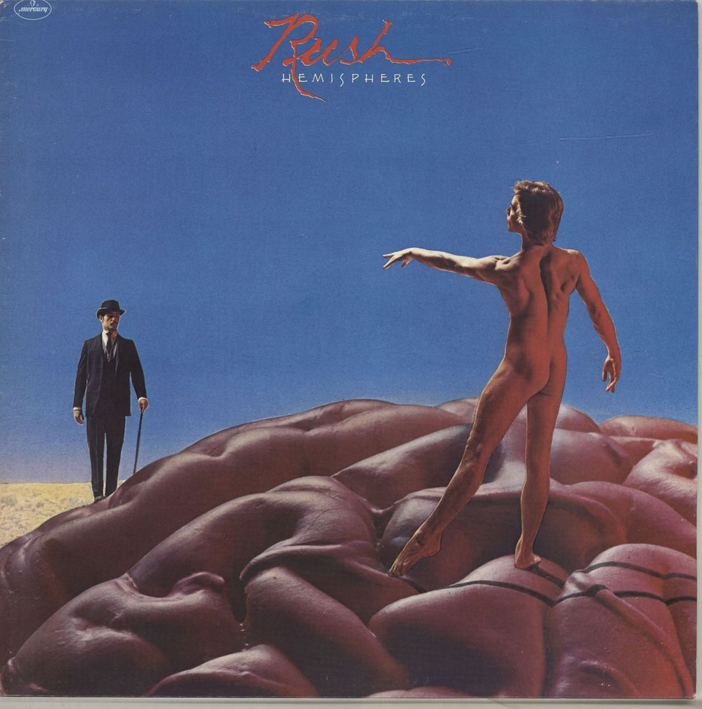 Rush Hemispheres UK vinyl LP album (LP record) PRICE118