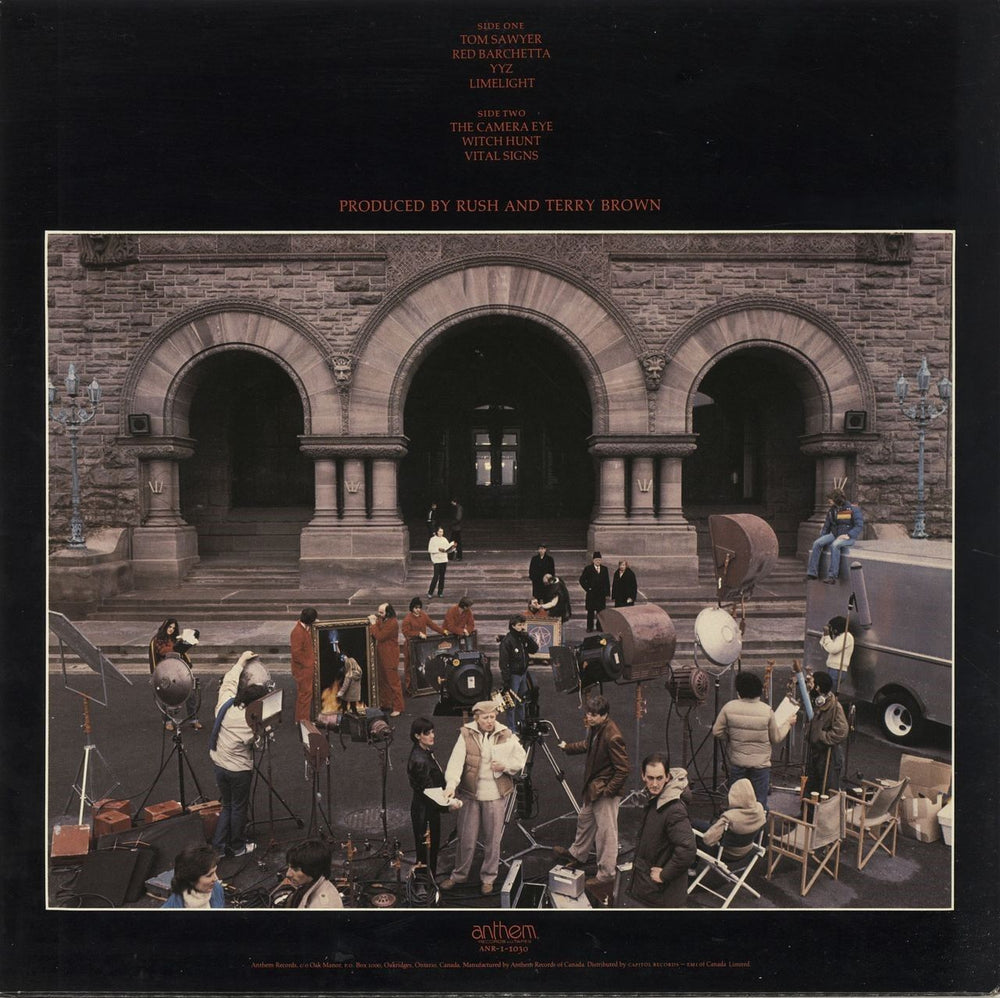 Rush Moving Pictures - 1st - EX Canadian vinyl LP album (LP record)