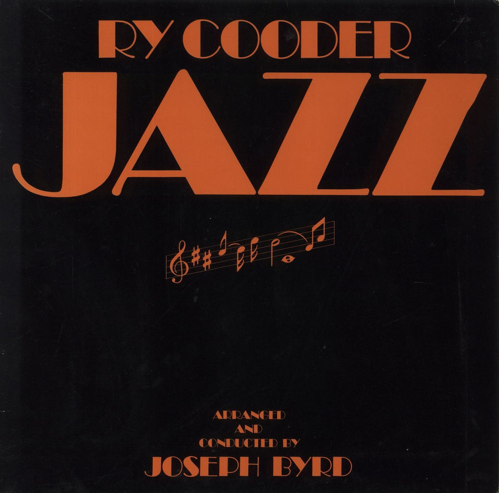 Ry Cooder Jazz German vinyl LP album (LP record) WB56488