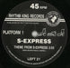 S'Express Theme From S-Express UK 7" vinyl single (7 inch record / 45) XPR07TH236705