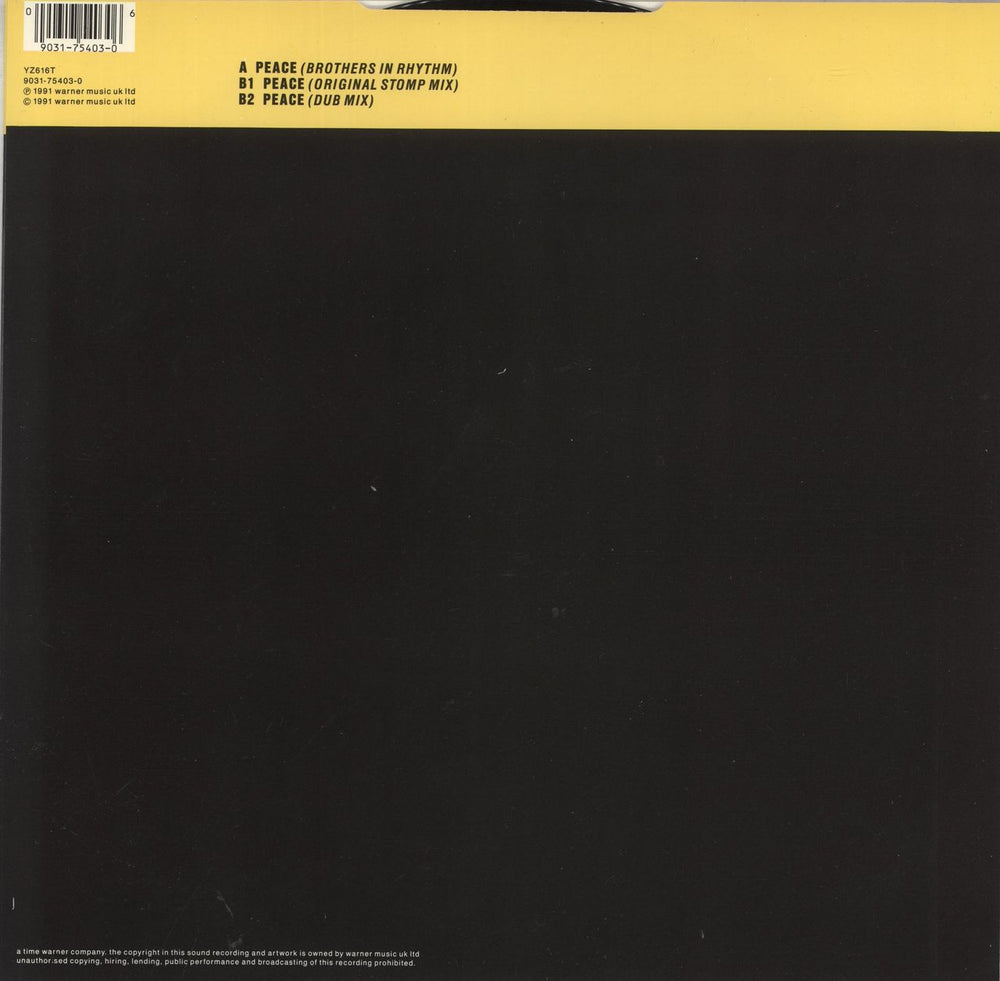 Sabrina Johnston Peace UK 12" vinyl single (12 inch record / Maxi-single) 090317540306