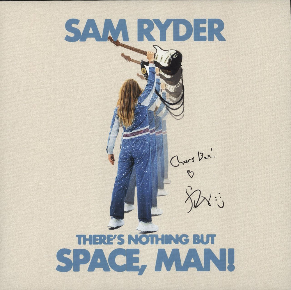 Sam Ryder There's Nothing But Space, Man! - Blue Vinyl