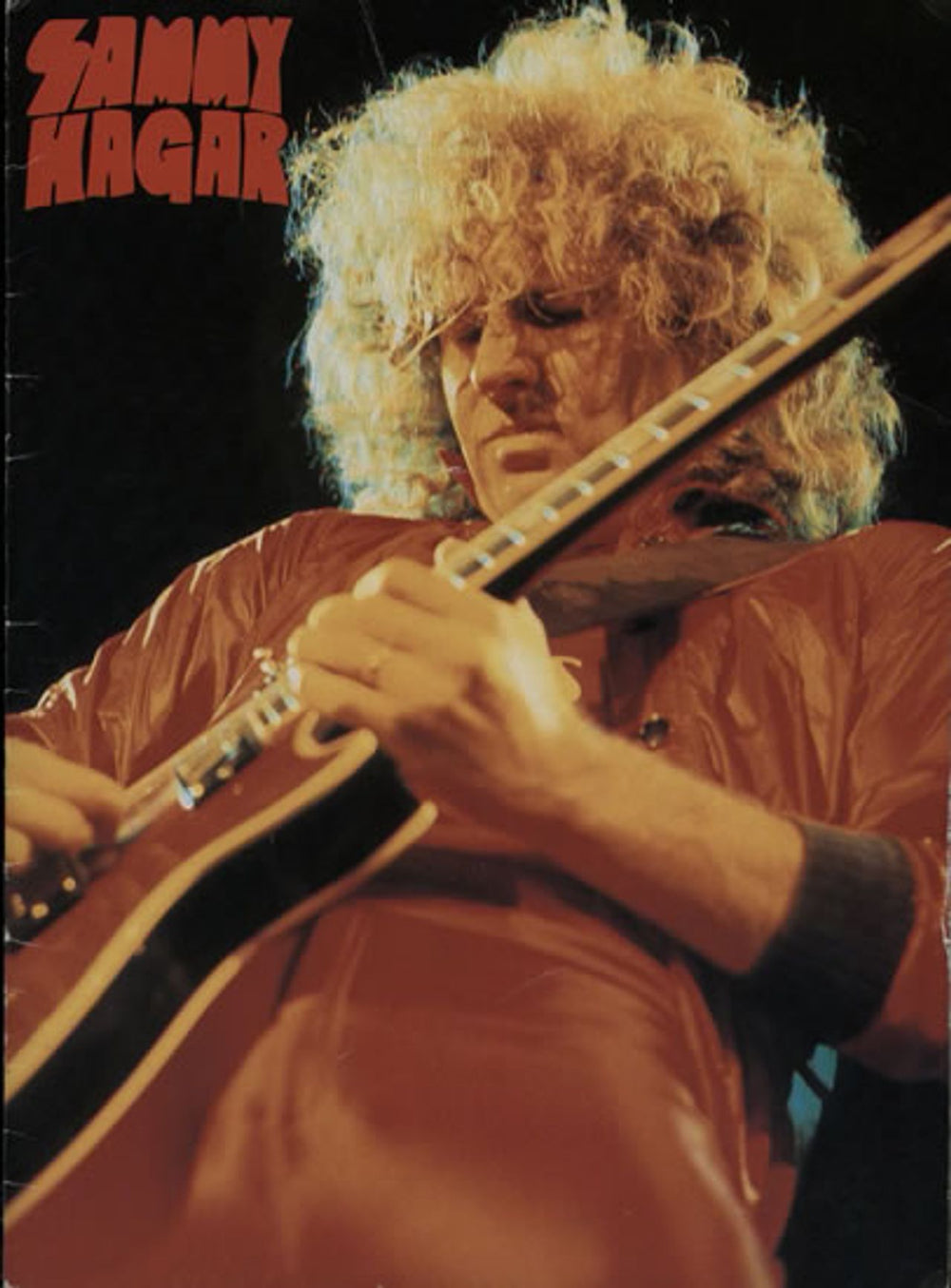 Sammy Hagar U.K. Tour + ticket stub UK tour programme TOUR PROGRAMME