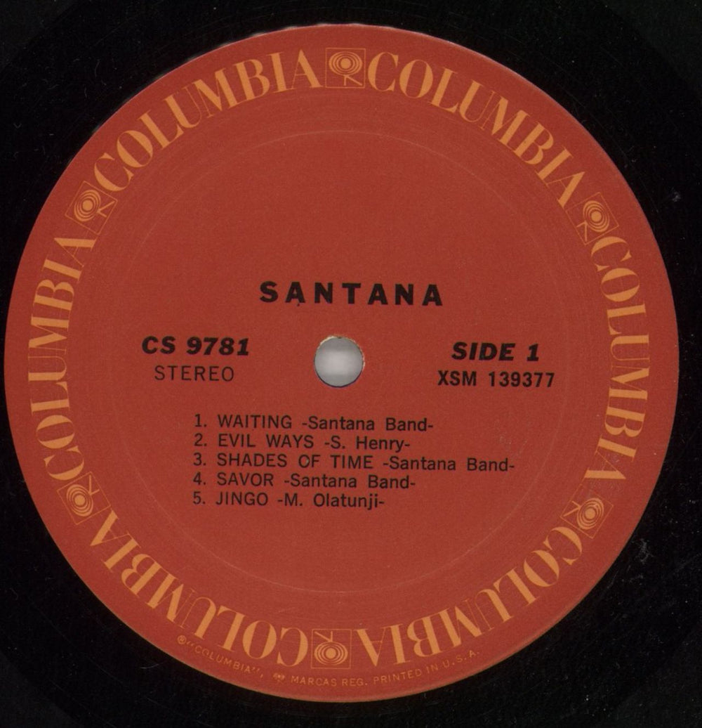 Santana Santana US vinyl LP album (LP record) SNTLPSA869306