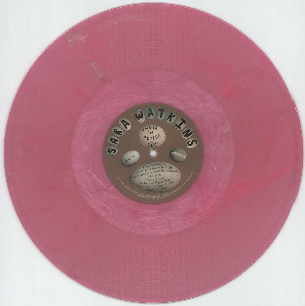 Sara Watkins Under The Pepper Tree - Pink/Metallic Silver Vinyl US vinyl LP album (LP record) 5B5LPUN873134