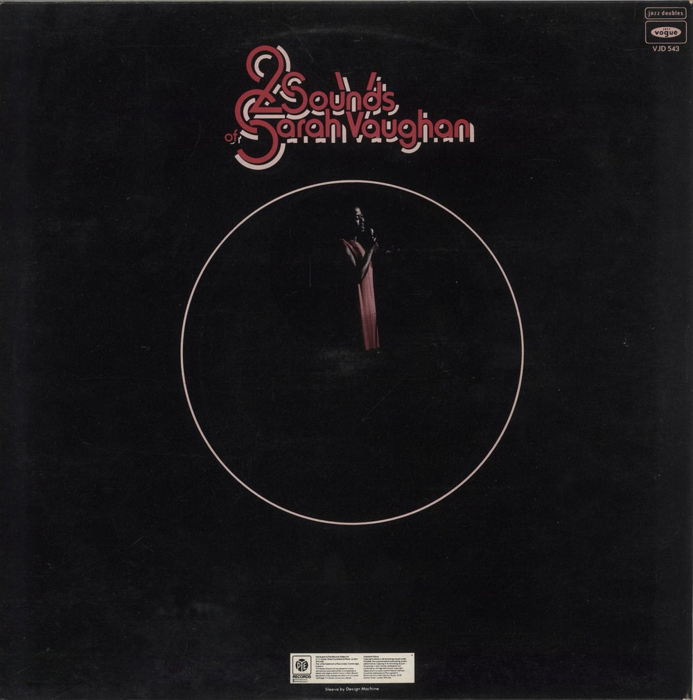 Sarah Vaughan Two Sounds Of Sarah Vaughan UK 2-LP vinyl record set (Double LP Album)