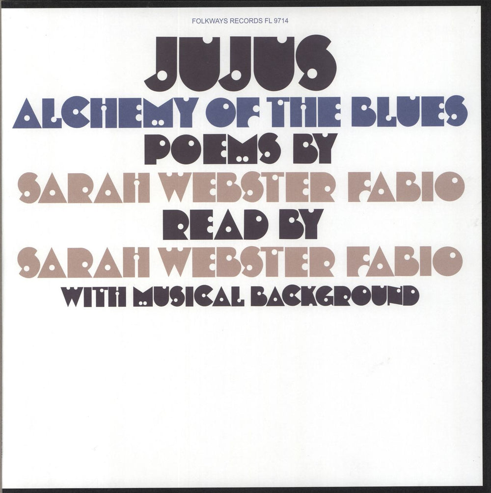 Sarah Webster Fabio Jujus / Alchemy Of The Blues - 180gm US vinyl LP album (LP record) C016