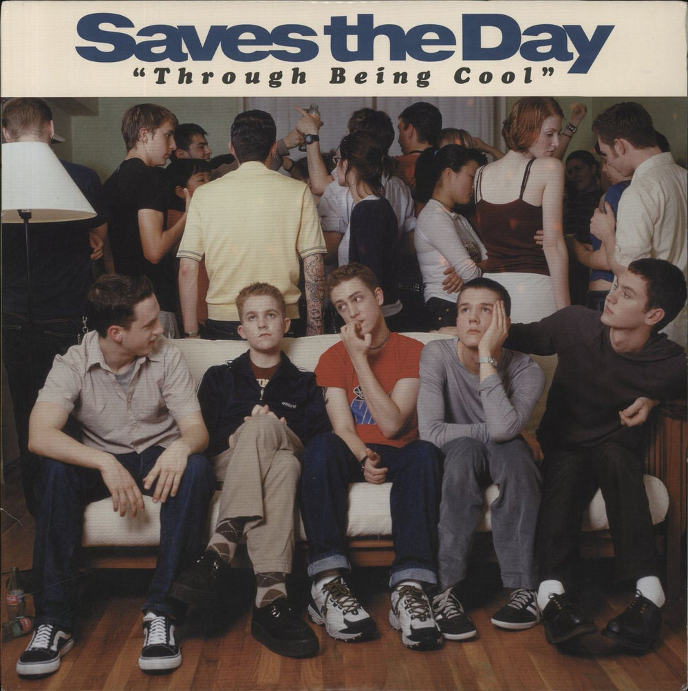 Saves The Day Through Being Cool - Coke Bottle Clear Vinyl US vinyl LP album (LP record) EVR-54