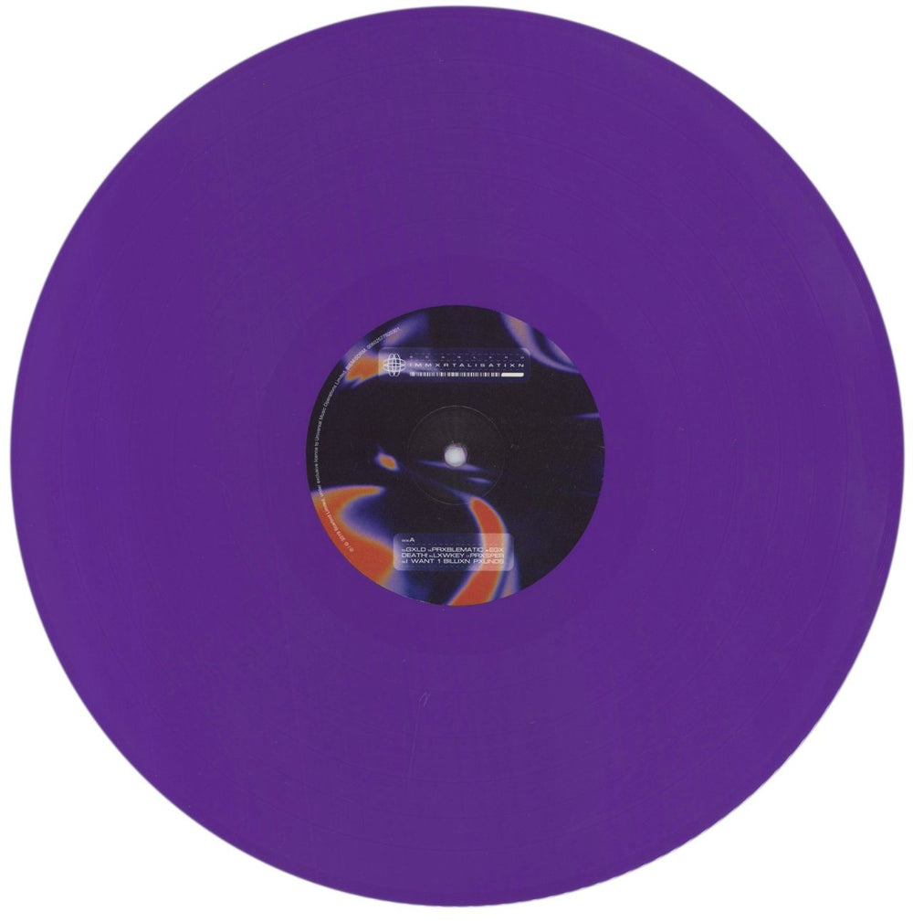 Scarlxrd Immxrtalisatixn - Orange Vinyl + Purple Vinyl UK 2-LP vinyl record set (Double LP Album)