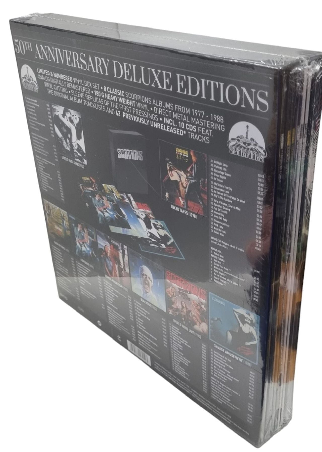 Scorpions 50th Anniversary Deluxe Editions - Sealed UK Vinyl Box Set ...