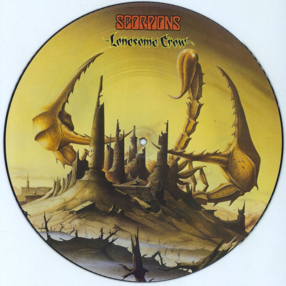 Scorpions Lonesome Crow UK picture disc LP (vinyl picture disc album) HMIPD2