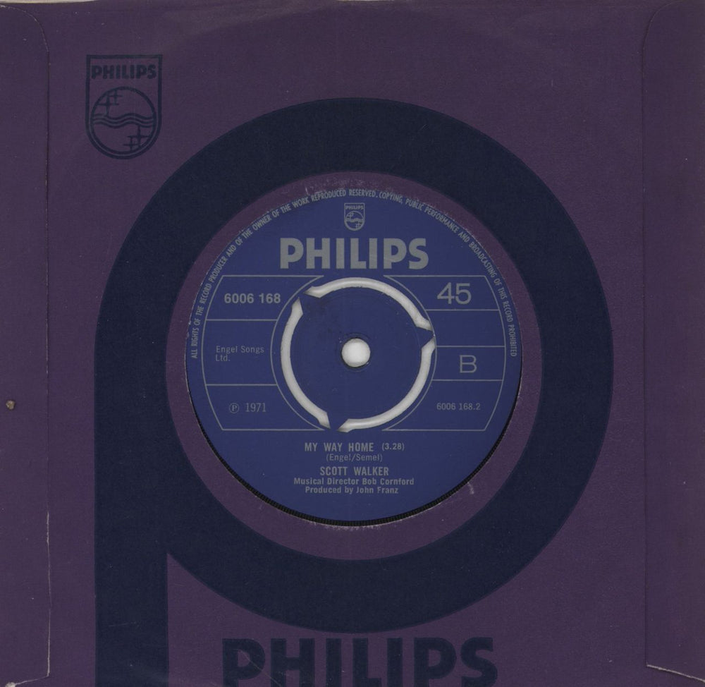 Scott Walker I Still See You - 3 Prong UK 7" vinyl single (7 inch record / 45)