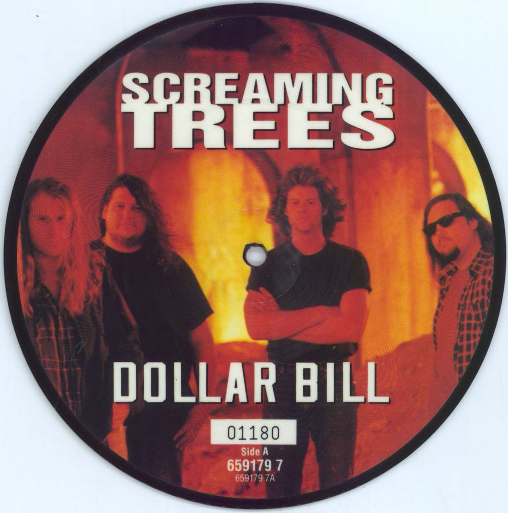 Screaming Trees Dollar Bill - EX UK 7" vinyl picture disc (7 inch picture disc single) SCT7PDO206493