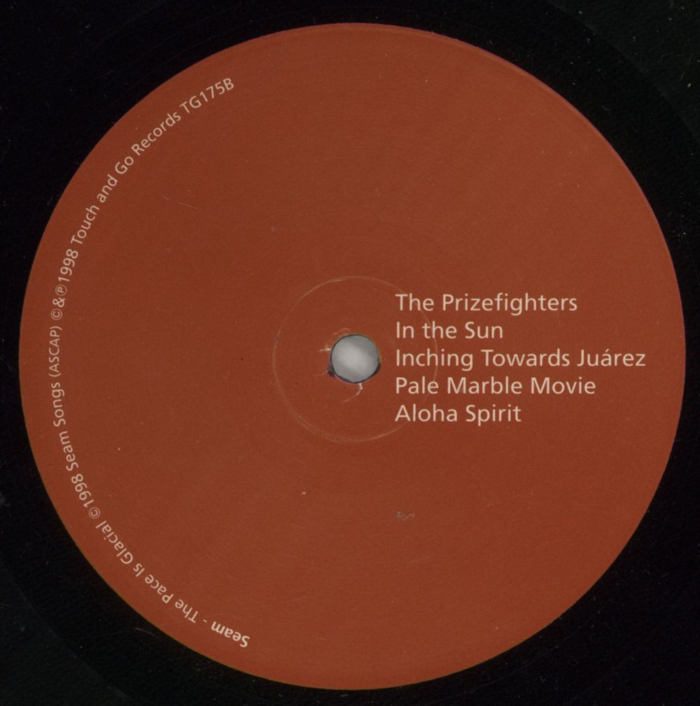 Seam The Pace Is Glacial US vinyl LP album (LP record) SD4LPTH878540