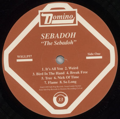 Sebadoh The Sebadoh UK vinyl LP album (LP record) SDHLPTH853093