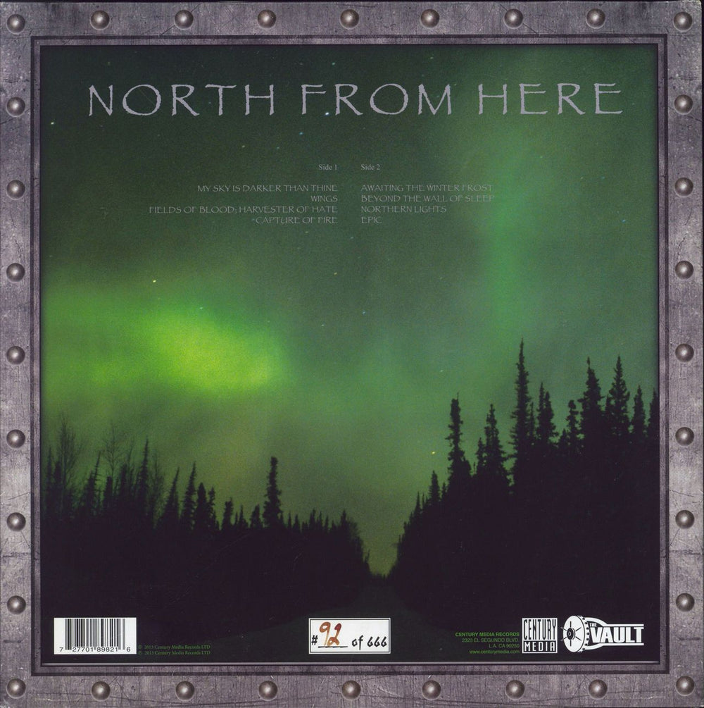 Sentenced North From Here - Green Marble Vinyl US vinyl LP album (LP record) 727701898216