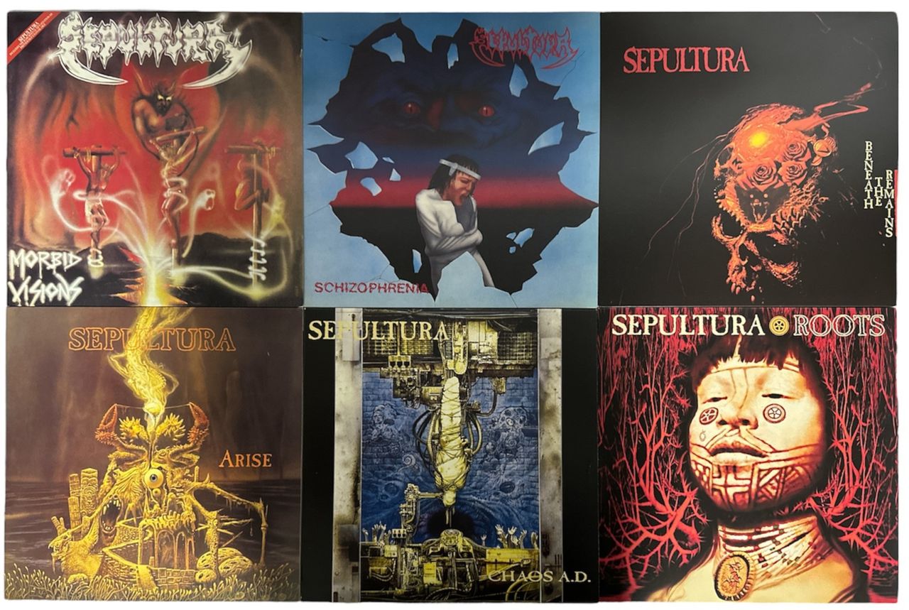 Sepultura The Roadrunner Albums: 1985-1996 - Coloured Vinyl UK Vinyl b ...