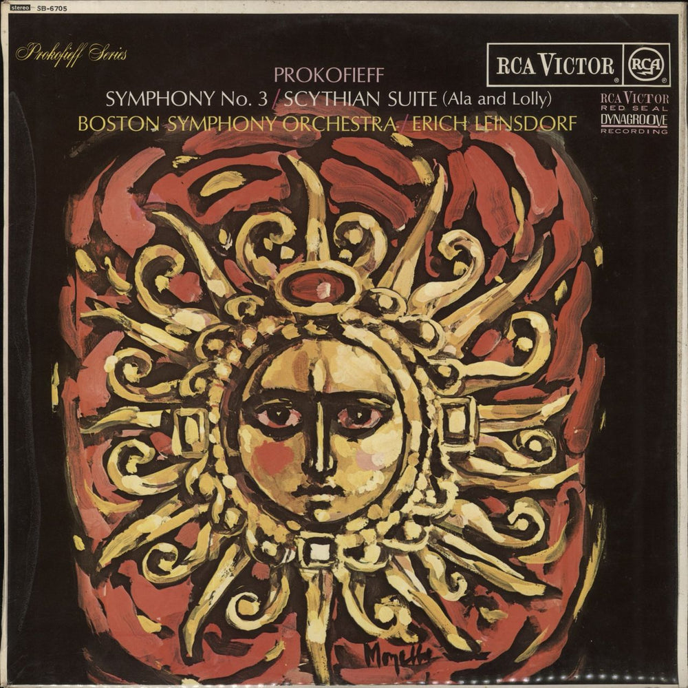 Sergei Prokofiev Symphony No. 3 / Scythian Suite (Ala And Lolly) UK vinyl LP album (LP record) SB-6705