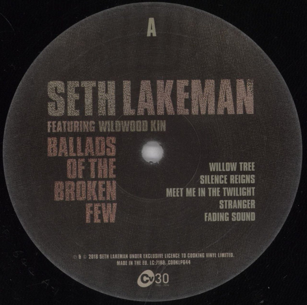 Seth Lakeman Ballads Of The Broken Few UK vinyl LP album (LP record) SZMLPBA834214