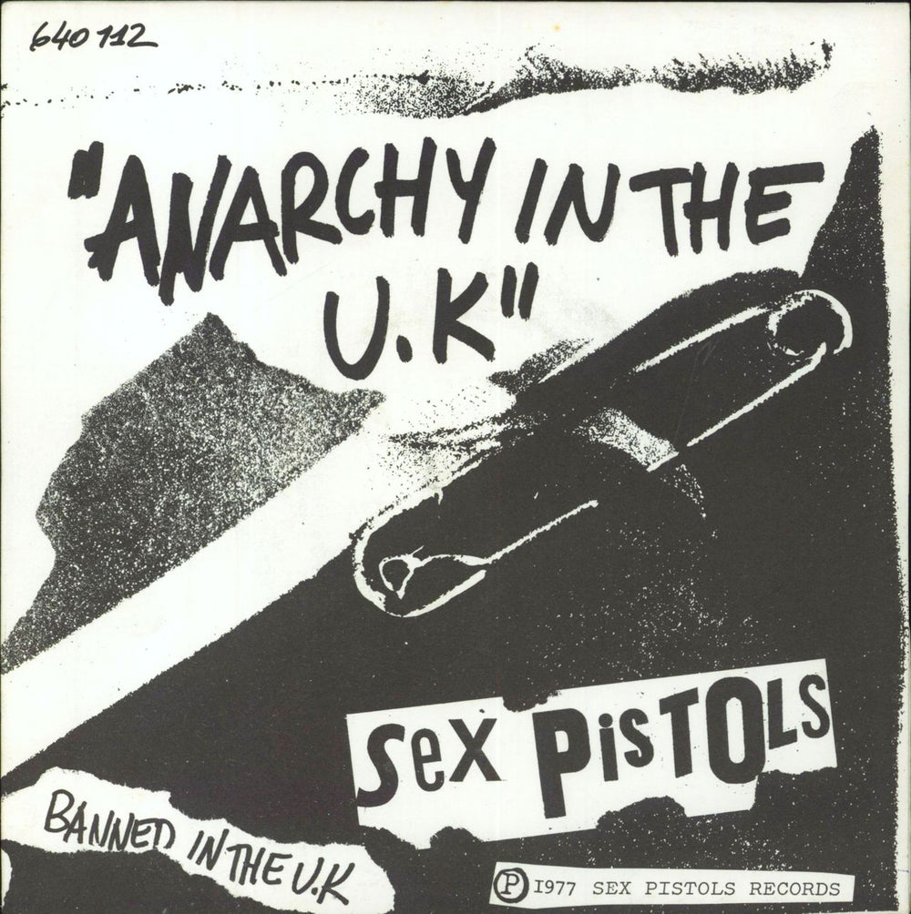 Sex Pistols Anarchy In The UK - EA - EX French 7" vinyl single (7 inch record / 45) 640112