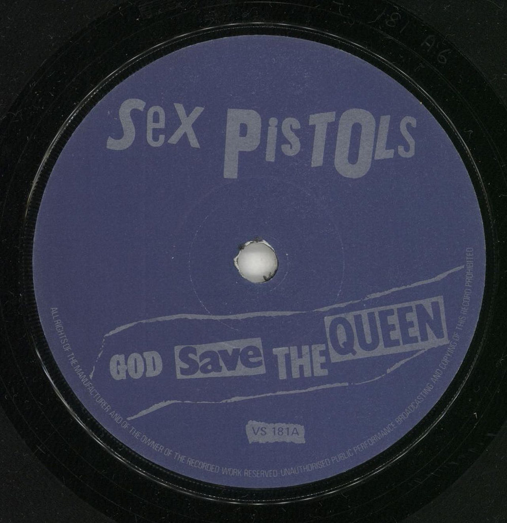 Sex Pistols God Save The Queen - EX UK 7" vinyl single (7 inch record / 45) SEX07GO607591