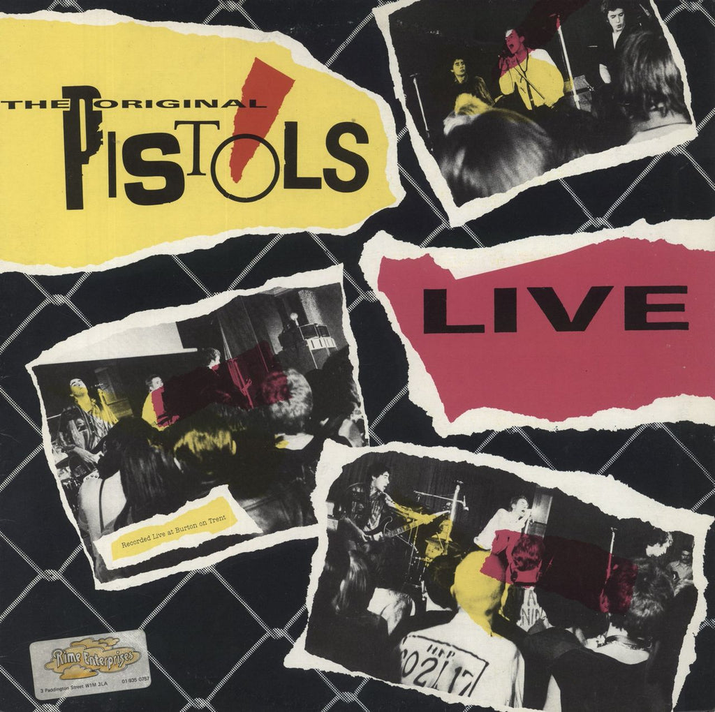 Sex Pistols The Original Pistols Live - EX UK Vinyl LP — RareVinyl.com