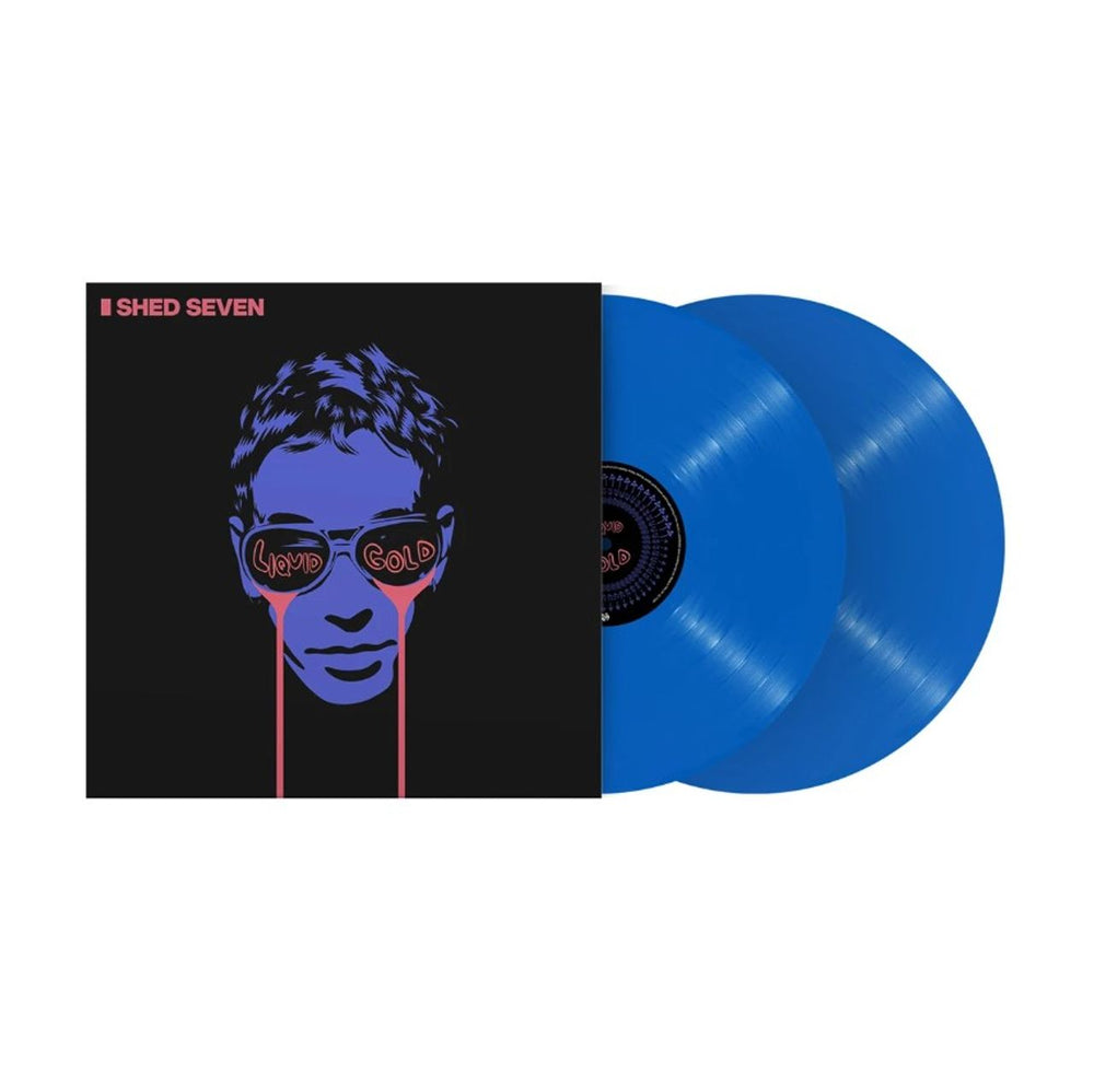 Shed Seven Liquid Gold: HMV Exclusive - Blue Vinyl + Alternate Artwork - Sealed UK 2-LP vinyl record set (Double LP Album) COOKLP920HMV