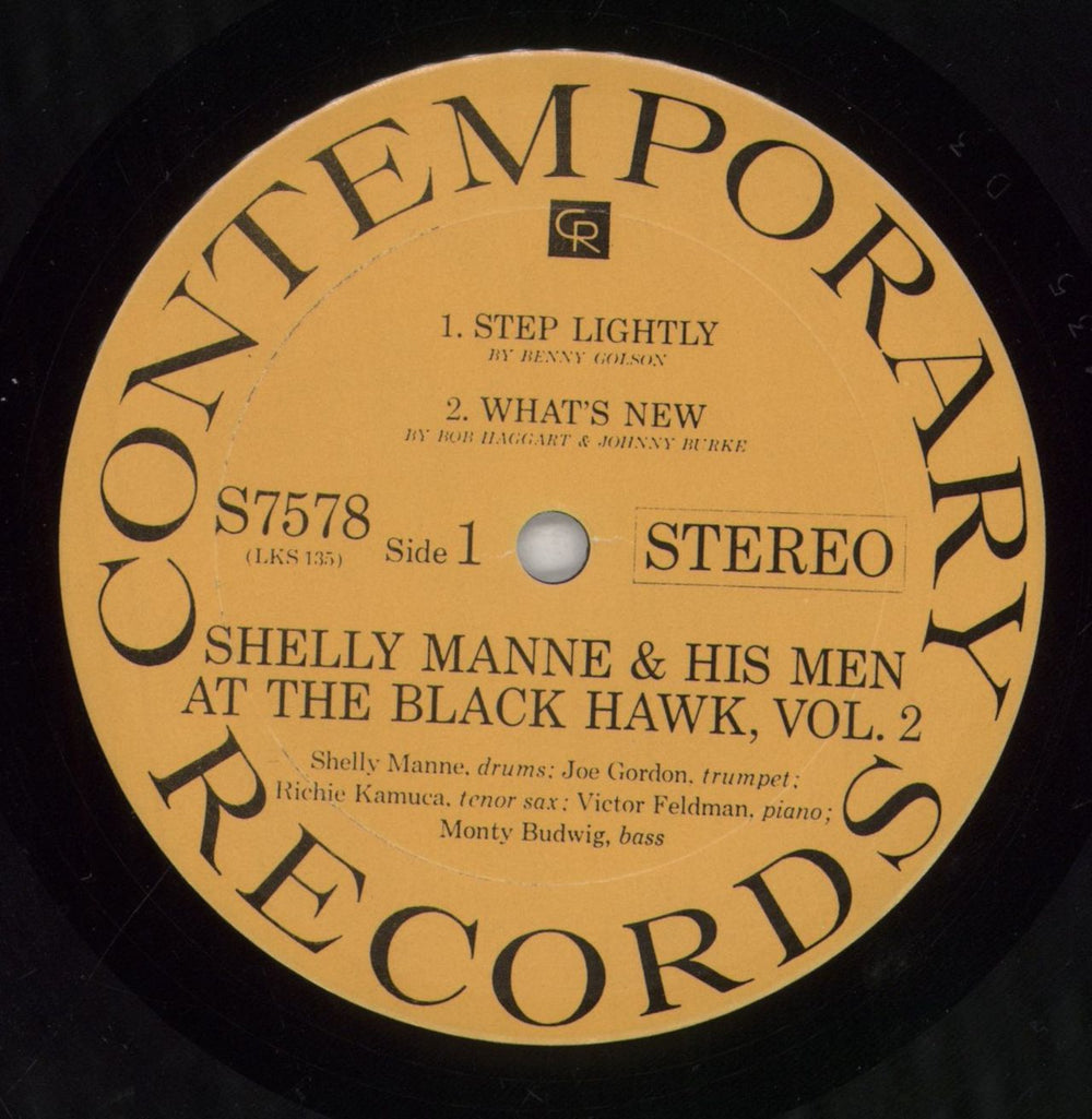 Shelly Manne At The Black Hawk Vol. 2 US vinyl LP album (LP record) MNNLPAT687106