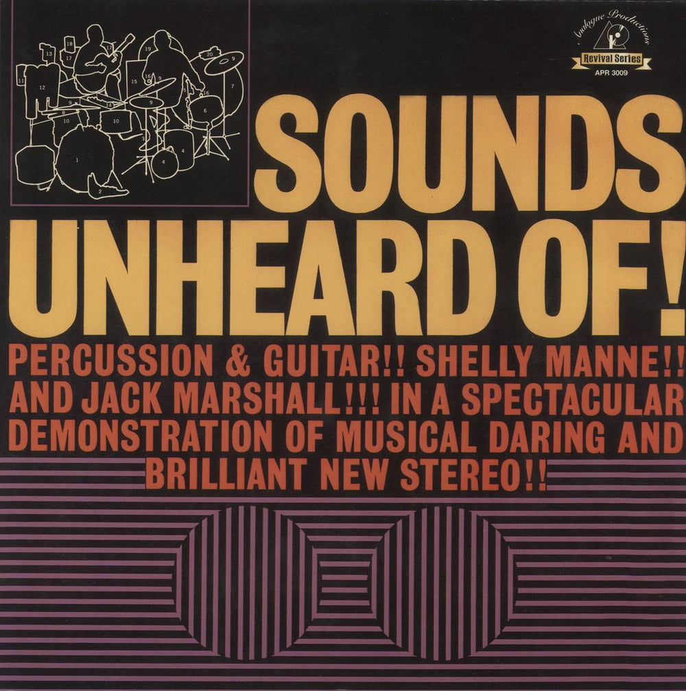 Shelly Manne Sounds Unheard Of! US vinyl LP album (LP record) APR3009