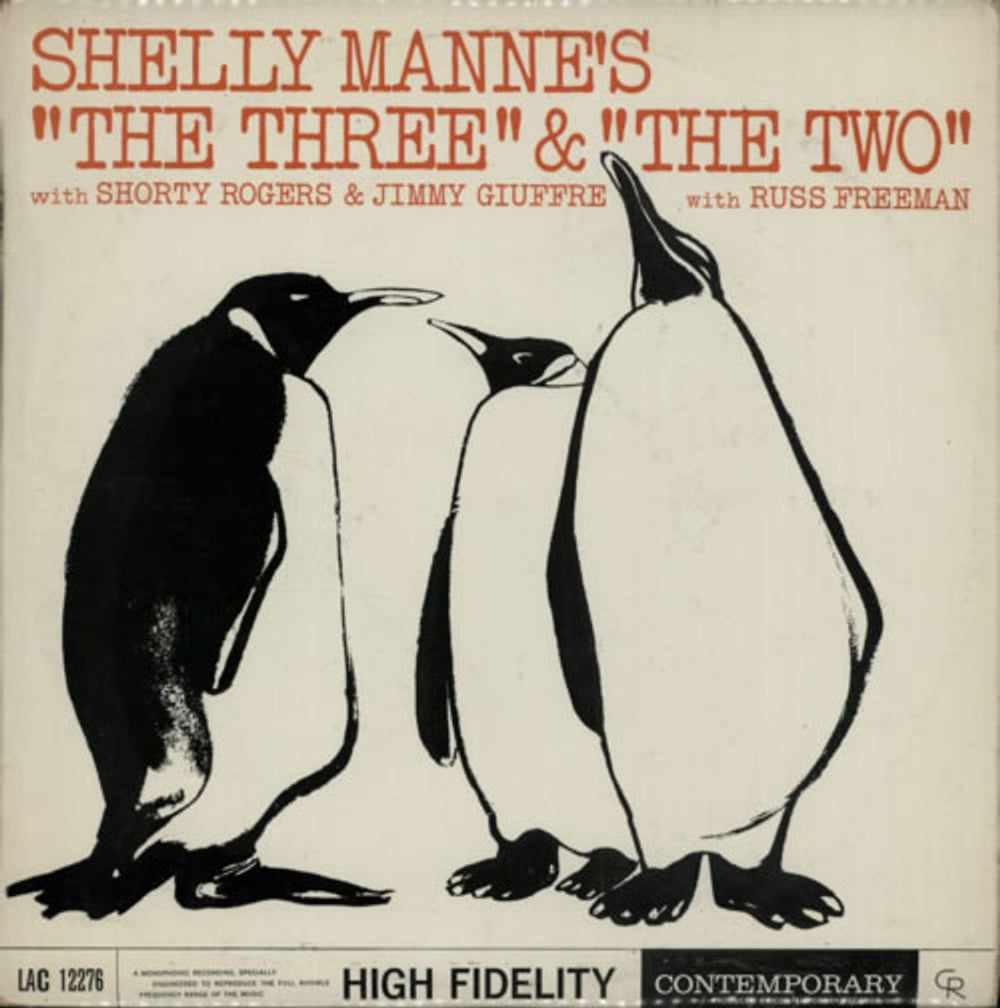 Shelly Manne The Three & The Two UK vinyl LP album (LP record) LAC12276