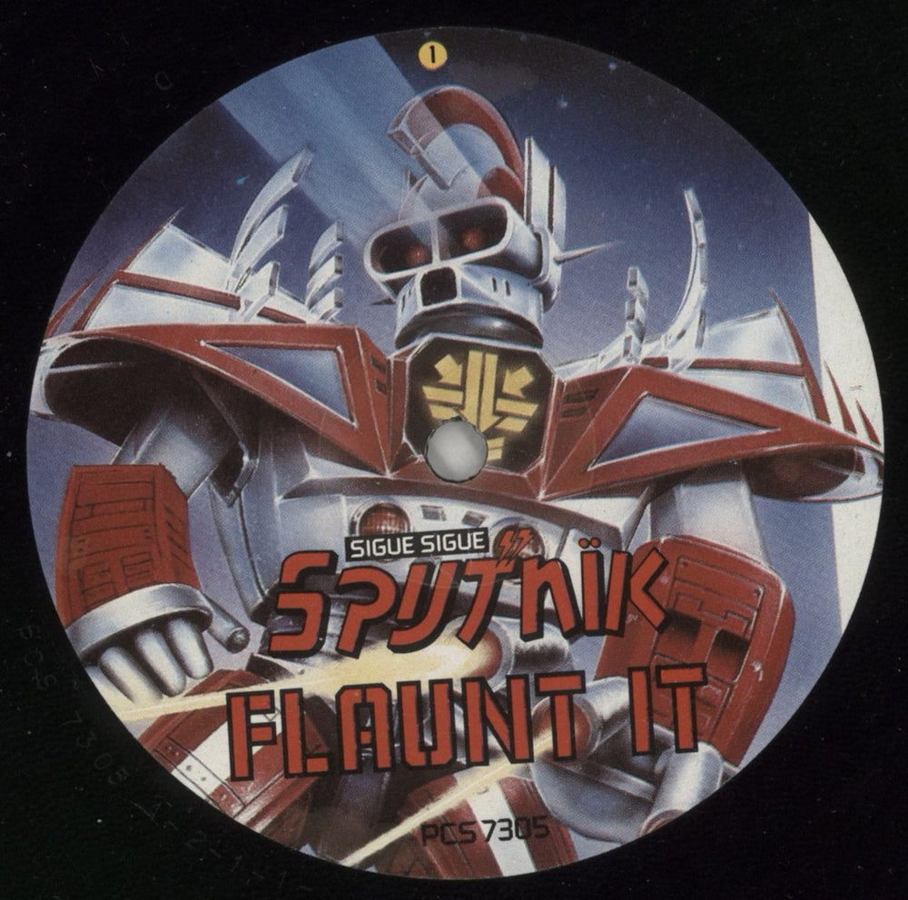 Sigue Sigue Sputnik Flaunt It UK vinyl LP album (LP record) SSSLPFL195979
