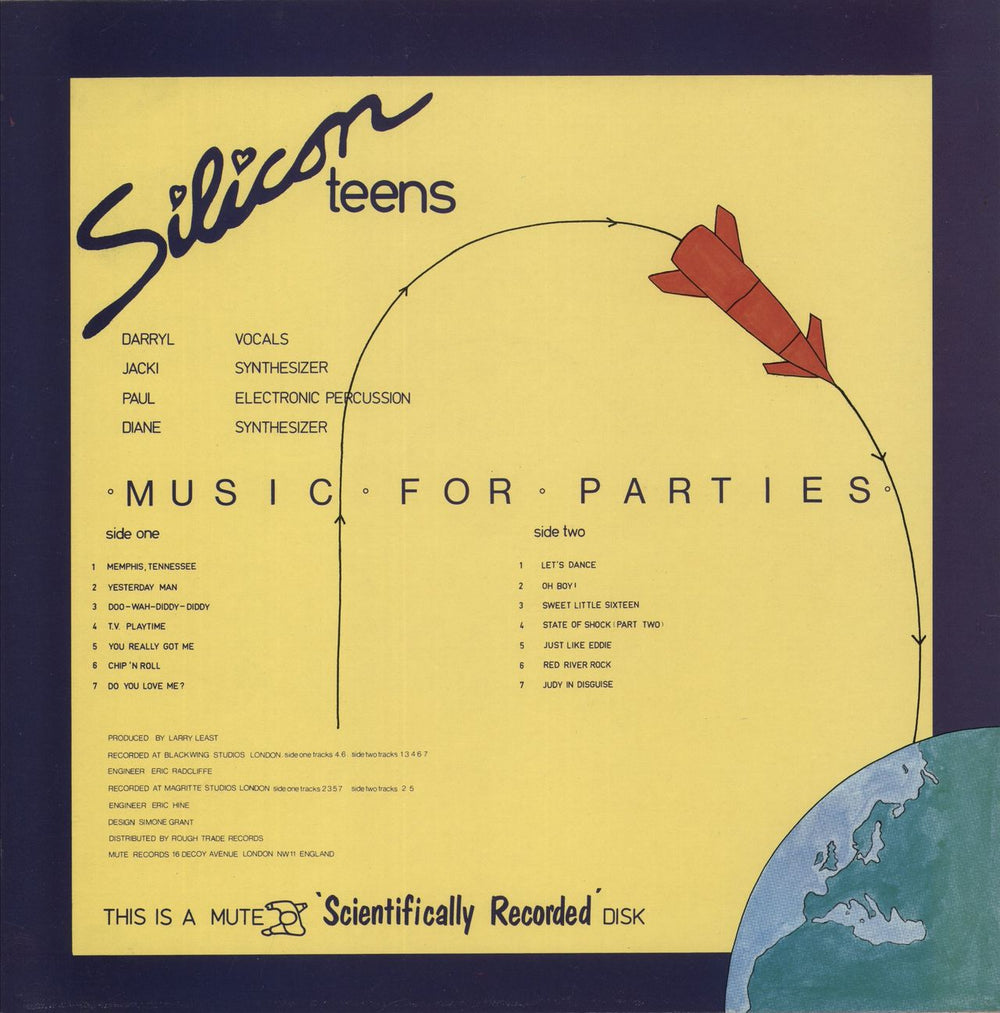 Silicon Teens Music For Parties UK vinyl LP album (LP record)