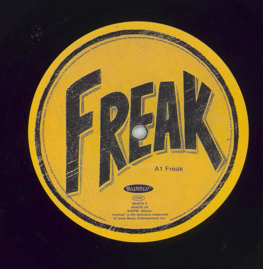 Silverchair Freak + Cards UK 10" vinyl single (10 inch record) SLV10FR114502