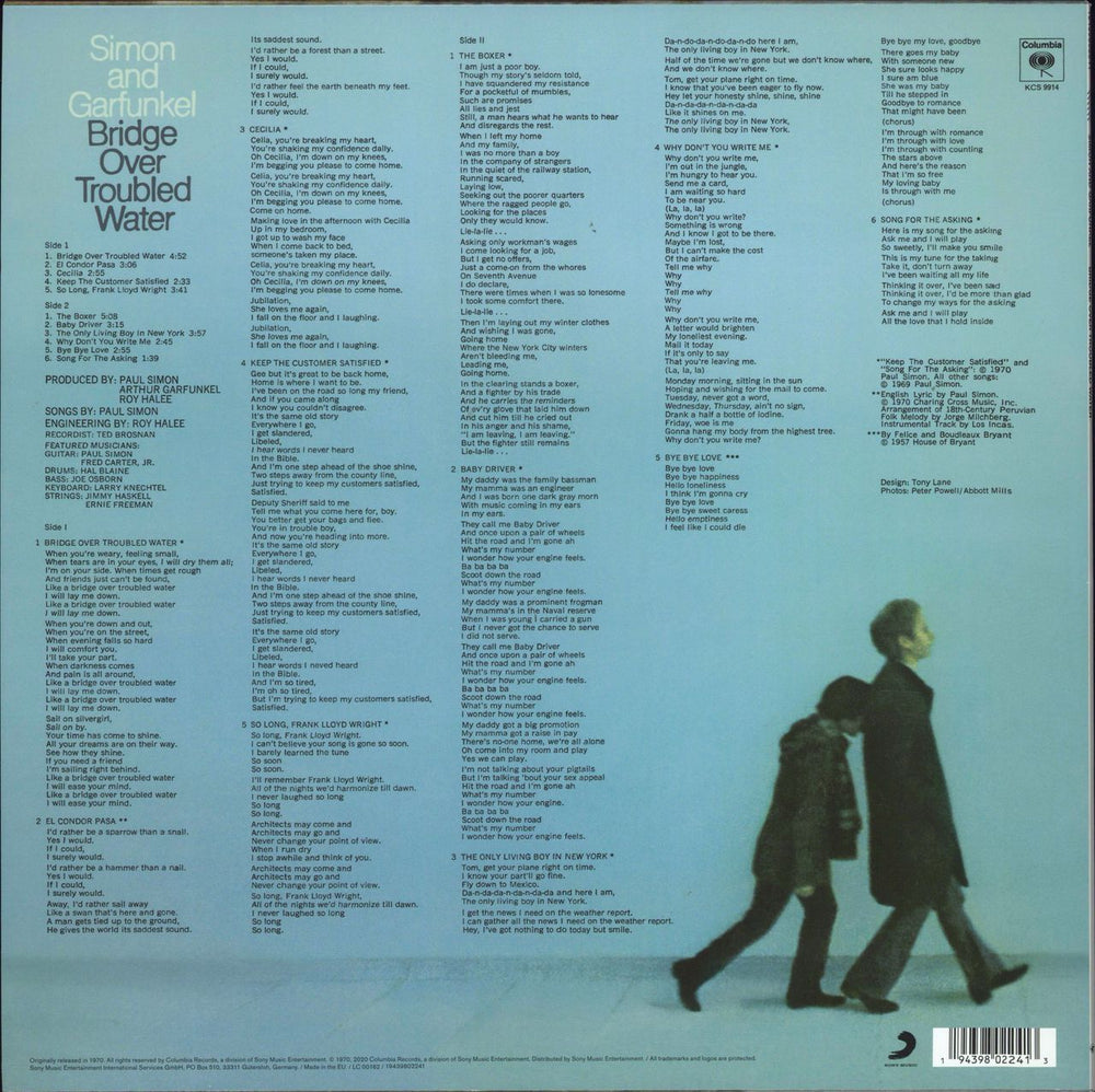 Simon & Garfunkel Bridge Over Troubled Water - Clear Vinyl