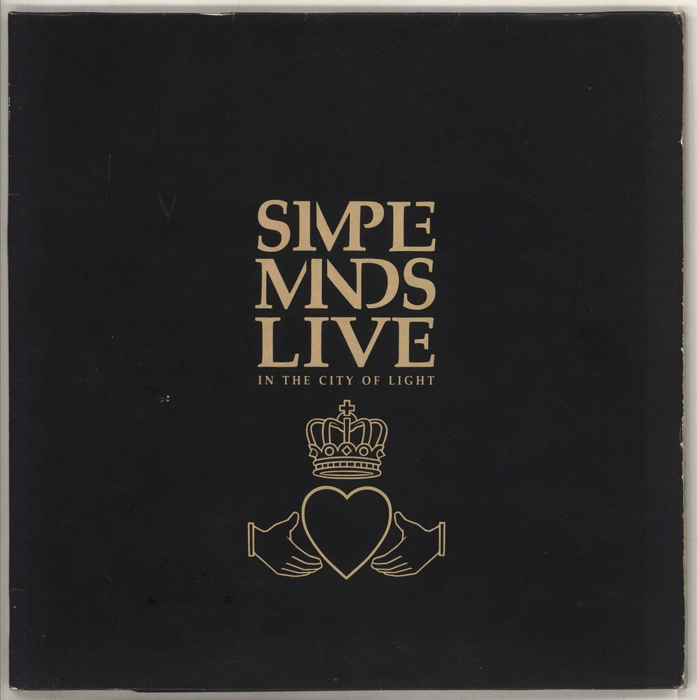 Simple Minds Live In The City Of Light - EX UK 2-LP vinyl record set (Double LP Album) SMDLX1