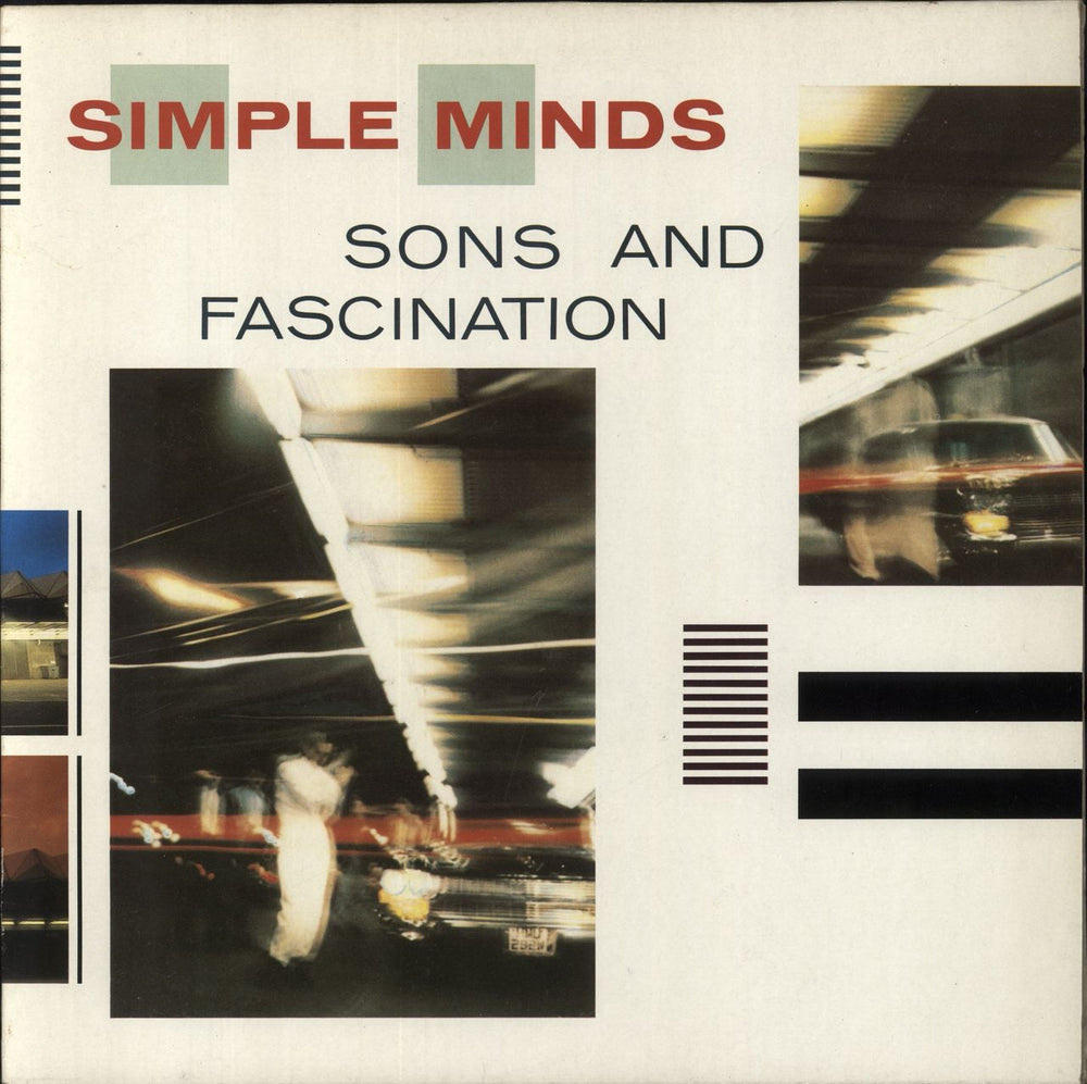 Simple Minds Sons And Fascination - EX UK vinyl LP album (LP record) V2207