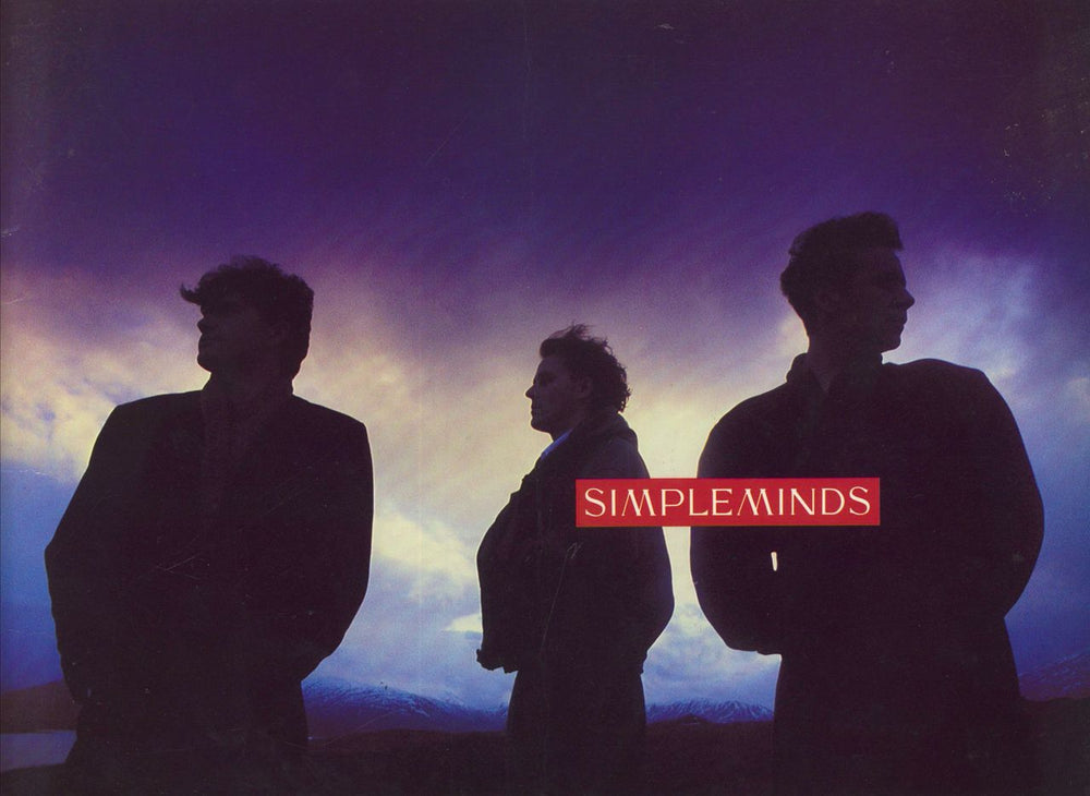 Simple Minds Street Fighting Years UK tour programme TOUR PROGRAMME