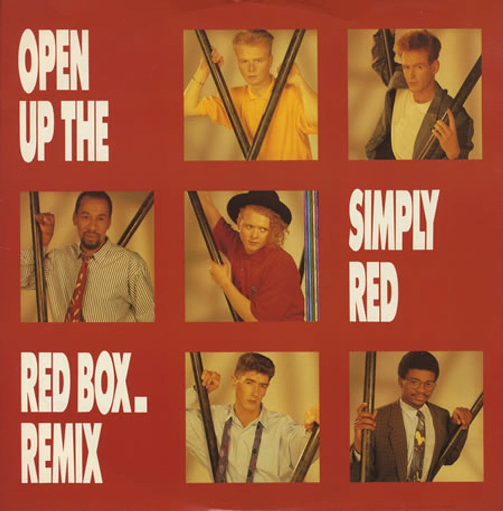 Simply Red Open Up The Red Box UK 12" vinyl single (12 inch record / Maxi-single) YZ75T