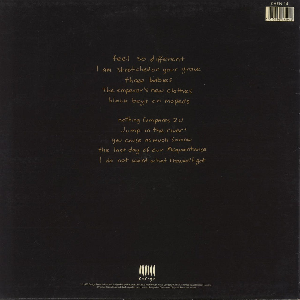 Sinead O'Connor I Do Not Want What I Haven't Got - EX UK vinyl LP album (LP record) 5013136175912