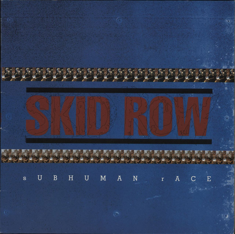 Skid Row (80s) Subhuman Race - EX German vinyl LP album (LP record) 7567-82730-1