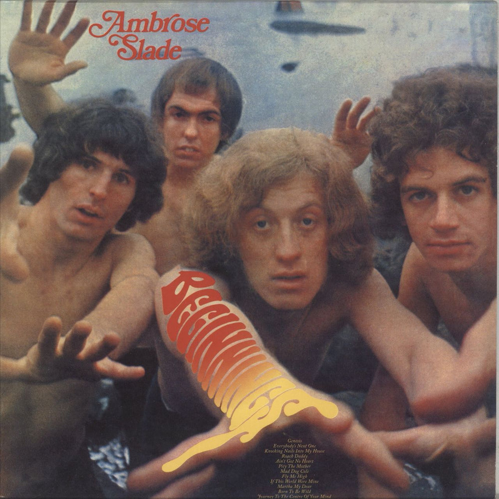 Slade Beginnings - Yellow & Red Splatter Vinyl UK vinyl LP album (LP record) BMGCAT815LP