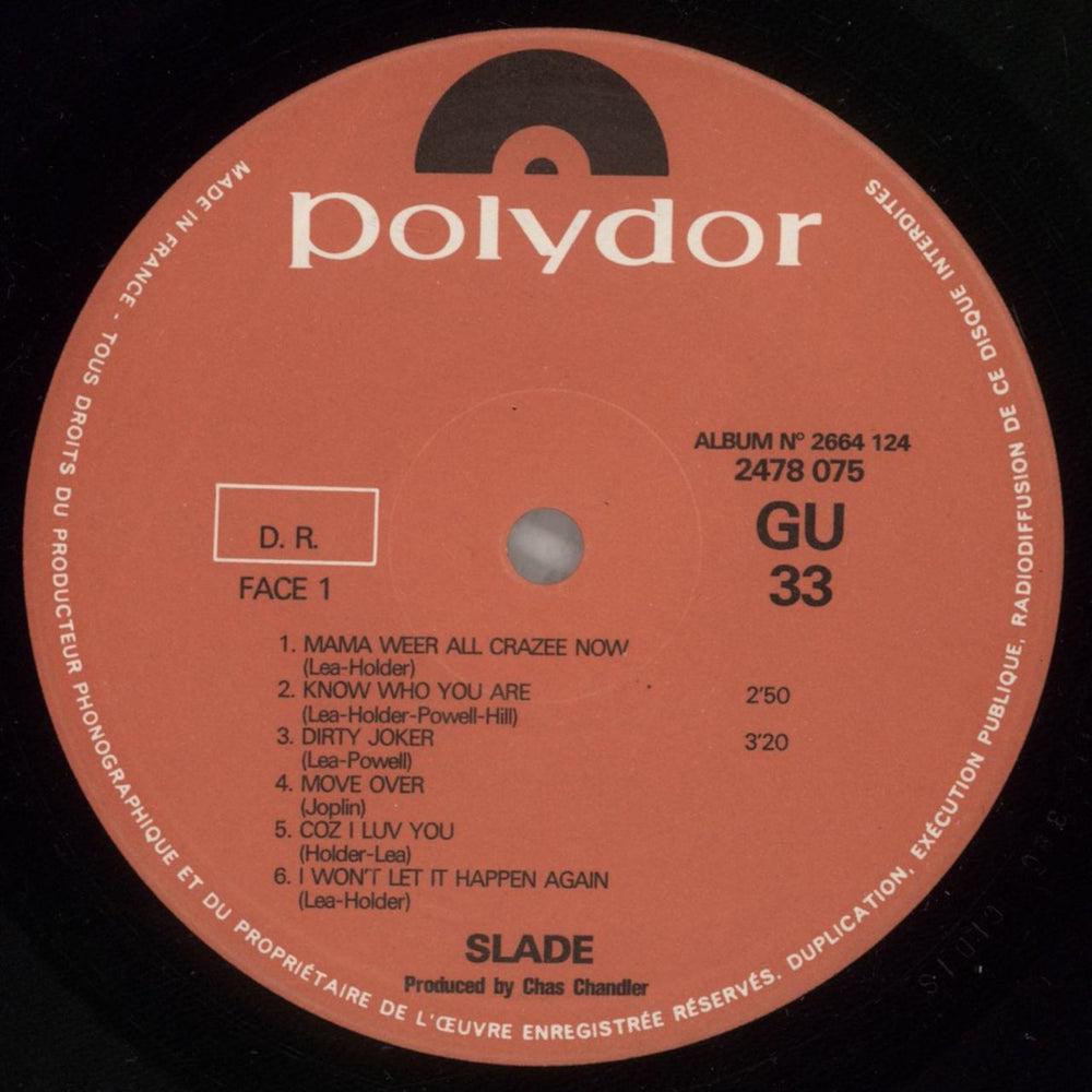 Slade Slade French 2-LP vinyl record set (Double LP Album) SDE2LSL880400