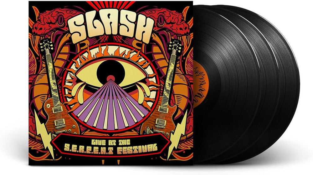 Slash Live at the S.E.R.P.E.N.T Festival - Black Vinyl - Sealed UK 3-LP vinyl record set (Triple LP Album) 4029759208174