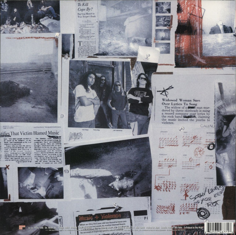 Slayer Divine Intervention - 180gm Vinyl US vinyl LP album (LP record)