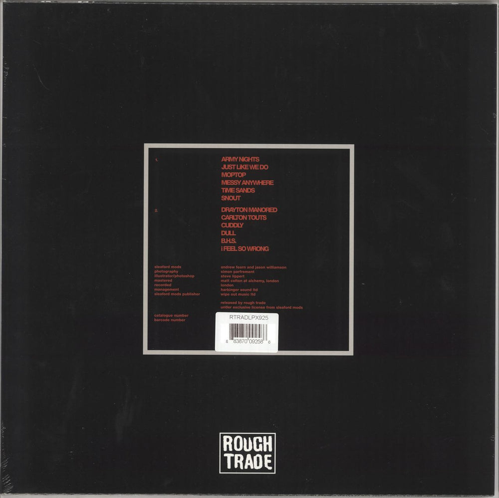 Sleaford Mods English Tapas - Red Vinyl + Bonus 7" - Sealed + Extras UK vinyl LP album (LP record) 883870092586