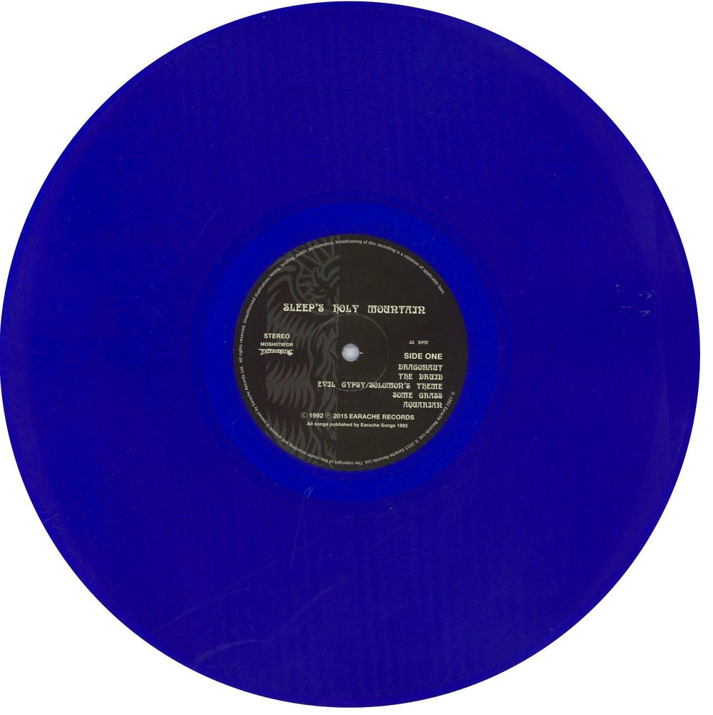 Sleep Sleep's Holy Mountain - Transparent Blue Vinyl UK vinyl LP album (LP record) XLELPSL834732